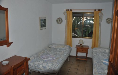 Schlafzimmer 2 der Terrassenwohnung